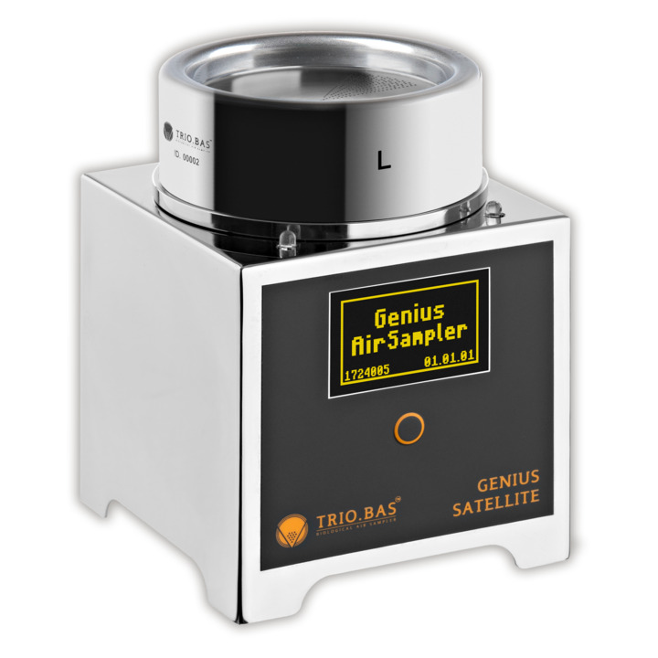 Sistema modular de muestreo de aire microbiano GENIUS