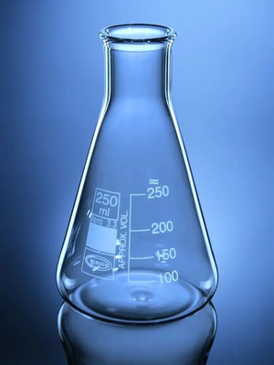 Matraz Erlenmeyer Cónico de cuello estrecho