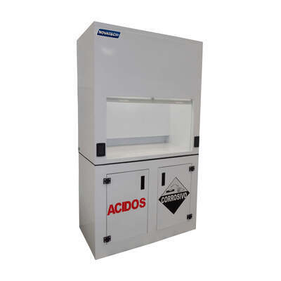CABINA DE EXTRACCIÓN DE HUMOS DE FIBRA DE VIDRIO CE-120FV